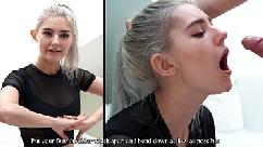 Hot fitness sex with teen girl ended up with a massive cumshot